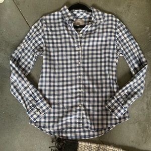 Banana Republic Button Down Plaid Shirt